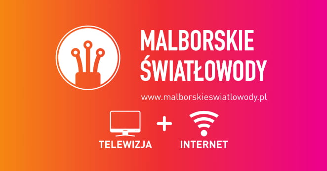 Malborskie Światłowody dostawca telewizji 4K i internetu po światłowodzie 