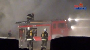 Szropy: Hala stolarni poszła z dymem ? 30.01.2013