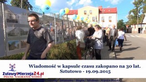 Sztutowo. Wiadomość do przyszłych pokoleń w kapsule czasu poczeka 30 lat - 19.09.2015