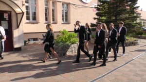 Egzamin maturalny z języka polskiego w II Liceum Ogólnokształcącym w Malborku. Zobacz wideo.