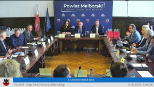 Sesja absolutoryjna Rady Powiatu Malborskiego. Zobacz wideo 11.06.2025