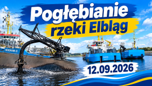 Jak wygląda transport urobku z HEGEMANN 2 na DARSS? Budowa Drogi Wodnej do Elbląga - zobacz wideo 12.09.2026