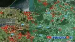 WIELKA LICZBA POŻARÓW TRAW W OBWODZIE KALININGRADZKIM [MAPA POŻARÓW] - 18.02.2015