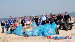 AKCJA SPRZĄTANIA PLAŻY PRZY REZERWACIE MEWIA ŁACHA. MIKOSZEWO- 11.04.2015