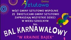 Gmina Sztutowo. Bal karnawałowy dla dzieci.