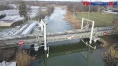 Most w Żelichowie z podnoszonym przęsłem. Zobacz wideo z drona