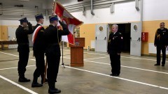 Nowy Dwór Gdański. Pożegnanie Komendanta Powiatowego PSP st. bryg. Janusza Leszczewskiego.
