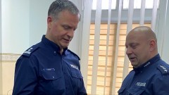 Sztum. Pożegnanie I zastępcy Komendanta Powiatowego Policji mł. insp. Remigiusza Wierzby.