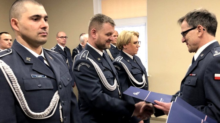 Sztum. Awanse na wyższe stopnie służbowe w Zakładzie Karnym.