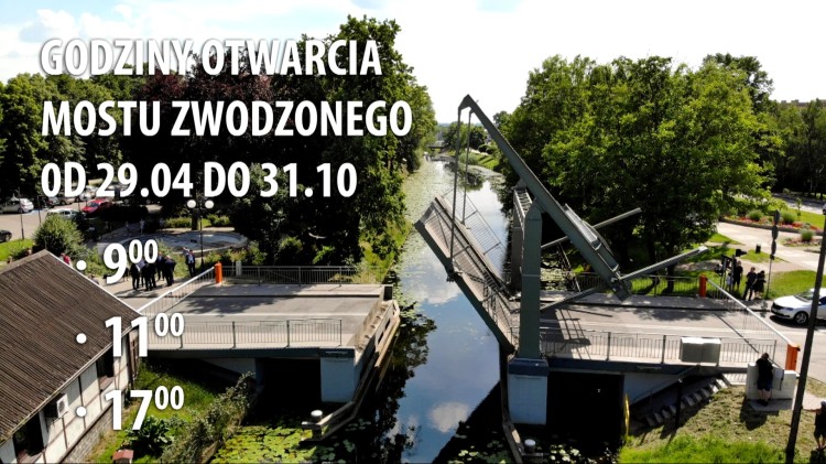 Powiat nowodworski. Mosty zwodzone będą regularnie otwierane przez cały…