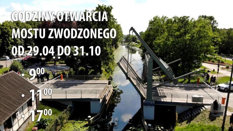 Powiat nowodworski. Mosty zwodzone będą regularnie otwierane przez cały sezon.