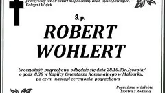 Odszedł Robert Wohlert. Żył 50 lat.