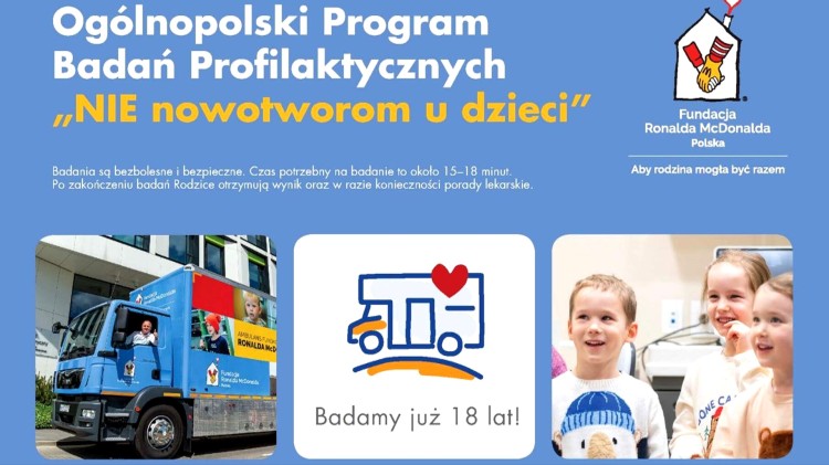 Nowy Dwór Gdański. NIE nowotworom u dzieci – bezpłatne badanie USG…