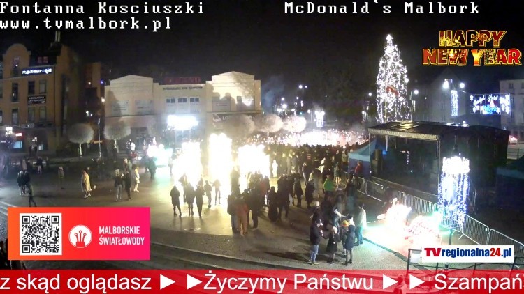 Zobacz, jak Malbork, Nowy Staw, Jantar, Stegna i cały region witał nowy 2024 rok [WIDEO]