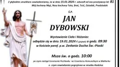 Zmarł Jan Dybowski. Miał 81 lat.