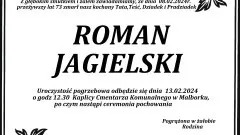 Zmarł Roman Jagielski. Miał 73 lata.