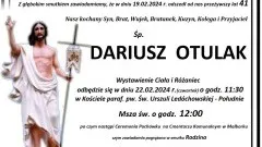 Zmarł Dariusz Otulak. Miał 41 lat.