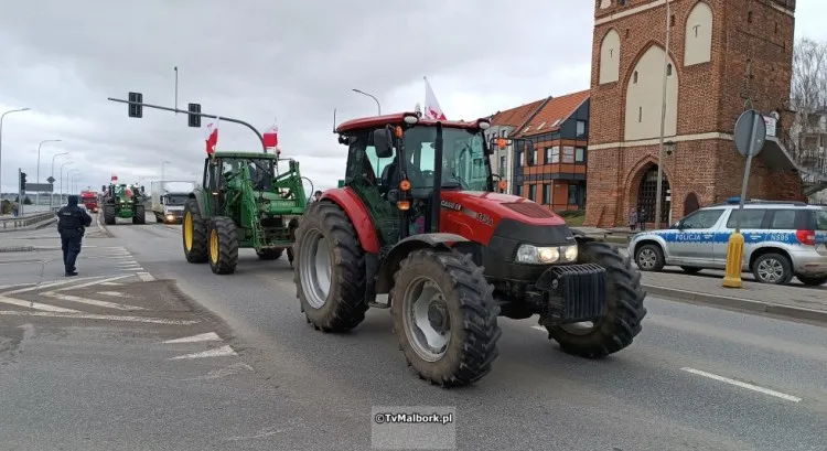 Rolnicy ponownie zablokują Malbork.