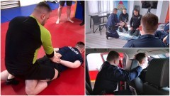 Malbork. Policjanci szkolili się z RNZ – reagowania na niestandardowe zachowania osób.