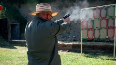 Nowa Wieś Malborska. Pistolet i Rewolwer Obronny – zawody w strzelnicy Trofeum.