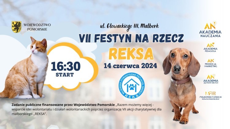 Malbork. Akademia Nauczania zaprasza na Festyn na rzecz REKS-a.