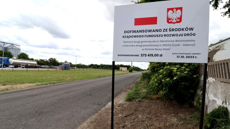 Nowy Staw. Kolejna inwestycja zakończona.
