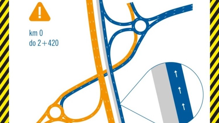 Uwaga Kierowcy! AmberOne Autostrada A1: W środę 25 września rozpoczął się remont w okolicach węzła Rusocin.