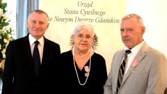 Nowy Dwór Gdański. Złote Gody państwa Krystyny i Stanisława Müller.