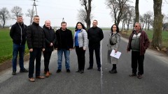 Odbiór końcowy przebudowanej drogi powiatowej Palczewo – Lichnowy.