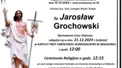 Zmarł Jarosław Grochowski. Miał 42 lata.