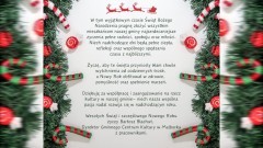 Świąteczno-noworoczne życzenia Dyrektora Gminnego Centrum Kultury w Malborku.