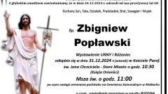 Zmarł Zbigniew Popławski. Miał 68 lat.