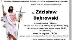 Zmarł Zdzisław Dąbrowski. Miał 87 lat.