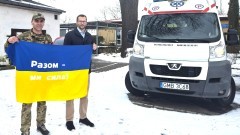 Dar Powiatowego Centrum Zdrowia w Malborku dla walczącej Ukrainy. 