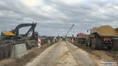 Rozbudowa odcinka DK22 Malbork-Stare Pole. Zobacz postęp prac marzec 2025. Wideo i zdjęcia