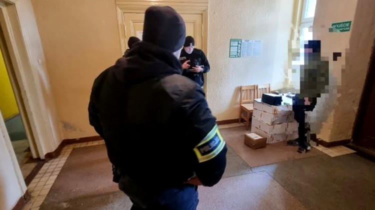 Wspólne działania policjantów i funkcjonariuszy Straży Granicznej na terenie powiatu sztumskiego.