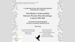 Kondolencje Zarządu Powiatu Nowodworskiego, Rady Powiatu Nowodworskiego i pracowników starostwa. 