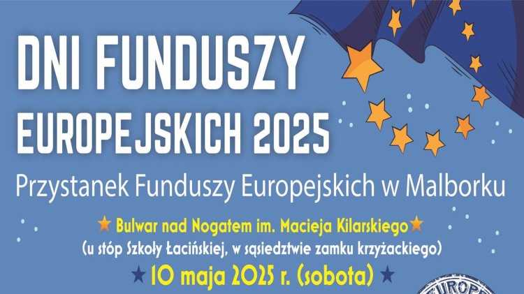 Malbork zaprasza na festyn z okazji Dni Otwartych Funduszy Europejskich.