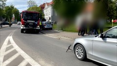 Potrącenie na przejeździe dla rowerów w Sztumie. 18-latka na hulajnodze trafiła do szpitala.