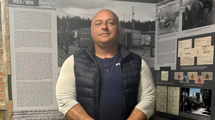 Syn brytyjskiego jeńca wojennego odwiedził Muzeum Miasta Malborka.