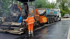 Przejazd przez most w Rybinie na drodze 502. Wkrótce zostanie przywrócony przejazd przez most