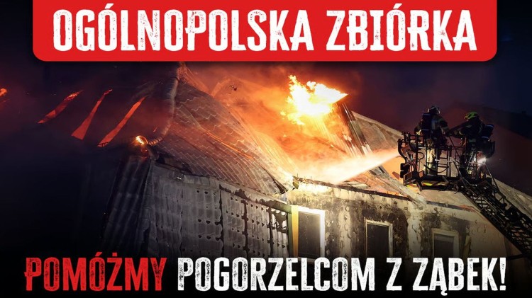 Tragiczny pożar w Ząbkach - ponad 500. osób bez dachu nad głową.