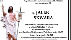 Zmarł Jacek Skwara. Żył 50 lat.