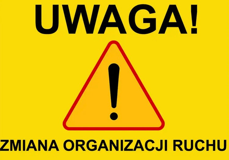 Zmiana organizacji ruchu w Malborku – czasowe zamknięcie skrzyżowania ulic Jagiellońskiej i Grunwaldzkiej.