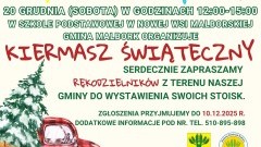 Dołącz do Świątecznego Kiermaszu w Nowej Wsi Malborskiej – pokaż swoje rękodzieło!