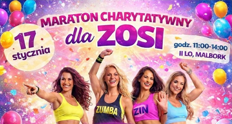 Maraton charytatywny dla Zosi Lewandowskiej – tańczymy i pomagamy!