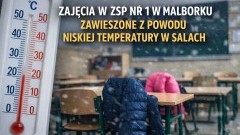 Trudności z ogrzewaniem w ZSP nr 1 w Malborku – zajęcia częściowo zawieszone.