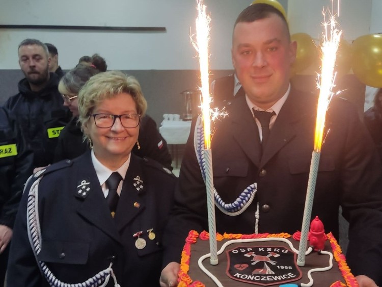 Pożegnanie wieloletniej prezes - zmiany w zarządach OSP na terenie Gminy Miłoradz.