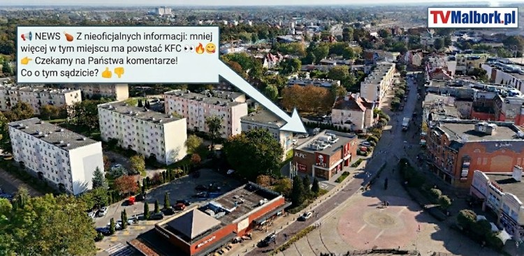 KFC może powstać w Malborku. Miasto potwierdza zainteresowanie inwestora lokalizacją przy ul. Kościuszki