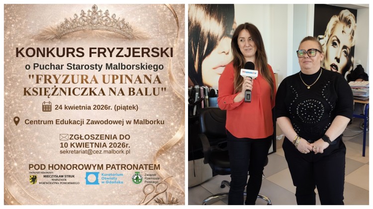 Księżniczka na balu - zaproszenie do konkursu fryzjerskiego o Puchar…